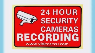 VideoSecu Built-in 1/3 SONY CCD IR Night Vision Outdoor Home Security Camera 3.6mm Wide Angle