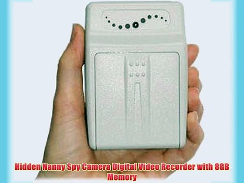 Hidden Nanny Spy Camera Digital Video Recorder with 8GB Memory