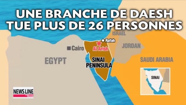 Une branche de Daesh tue au moins 27 personnes en Egypte