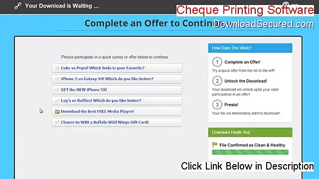 Cheque Printing Software Free Download - Risk Free Download [2015]