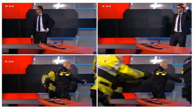 Pays-Bas : un homme armé fait irruption au journal de 20h