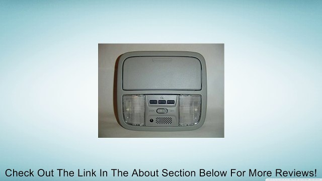 03-07 Honda Accord 4dr Homelink Lights Overhead Console 04 2005 2006 2007 #3169 Review