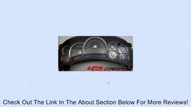 US Speedo SE GM 05 - Stealth Edition Stainless Steel Gauge Face Kit - 120 MPH Trans Temp - for: Cadillac Denali, Escalade, Suburban, Silverado Review