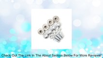 4 License Plate Frame Clear Rhinestone Bolts Screws Caps For car/truck/suv/auto Review