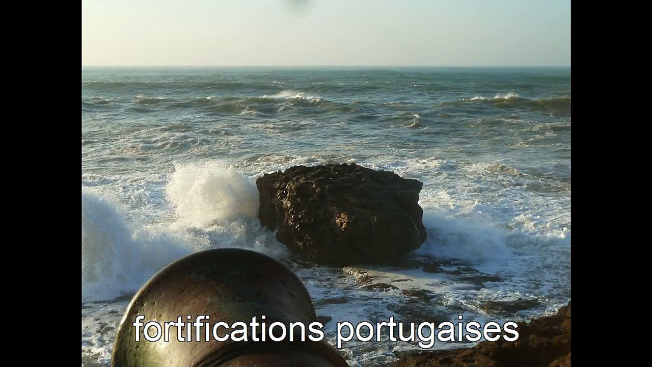 les grandes marées de janvier 2013 sur les remparts d'Essaouira
