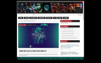 [Cwol] Des clés Heroes Of The Storm à la volée avec Cwol.fr !