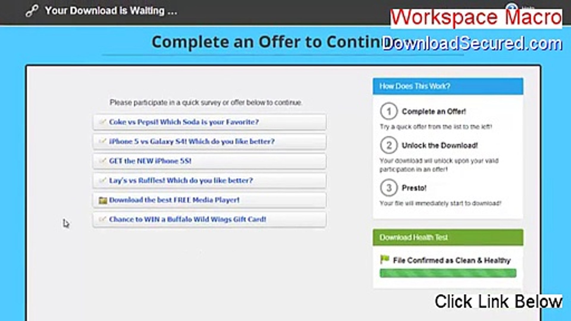 Workspace Macro 4.6 Key