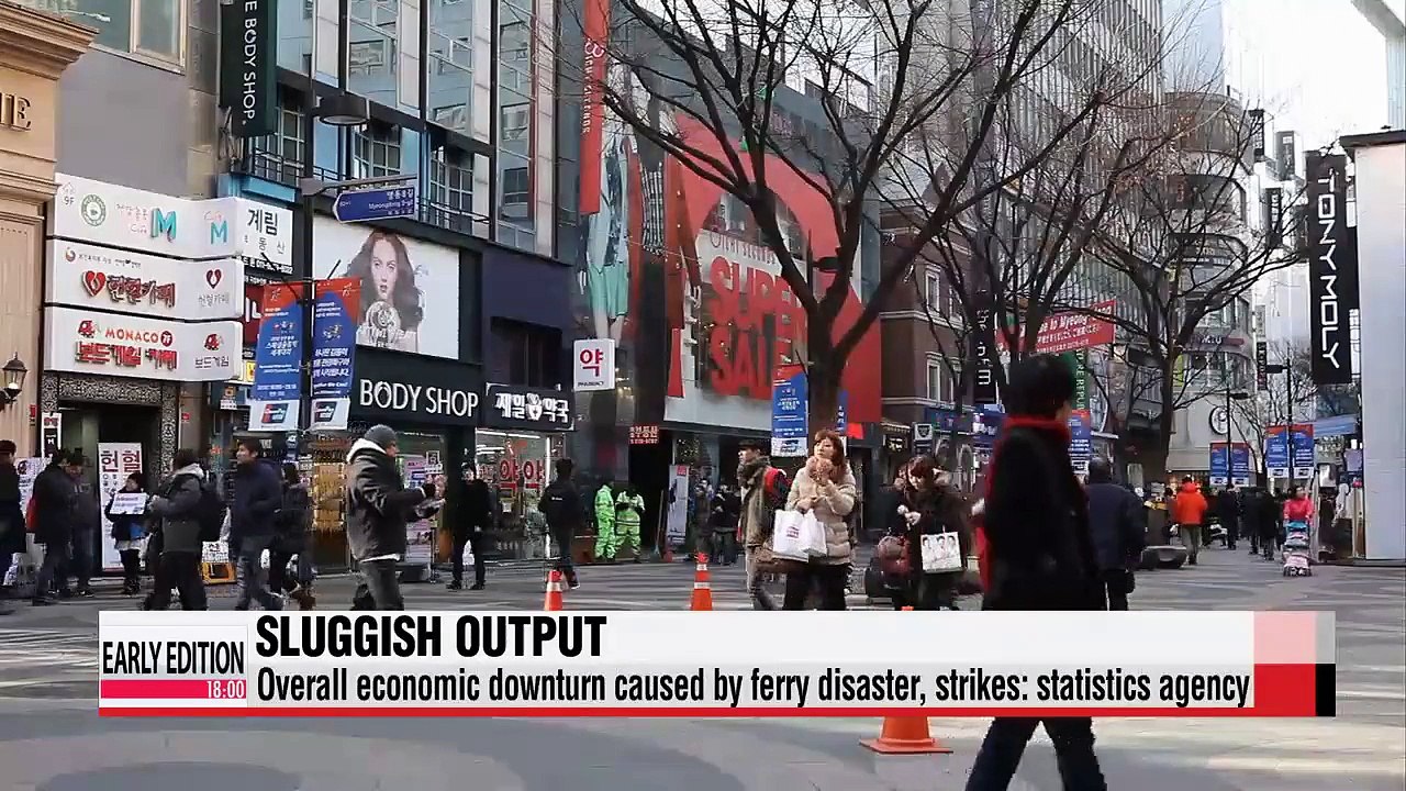 Korea's industrial output rises at slowest pace in 2014