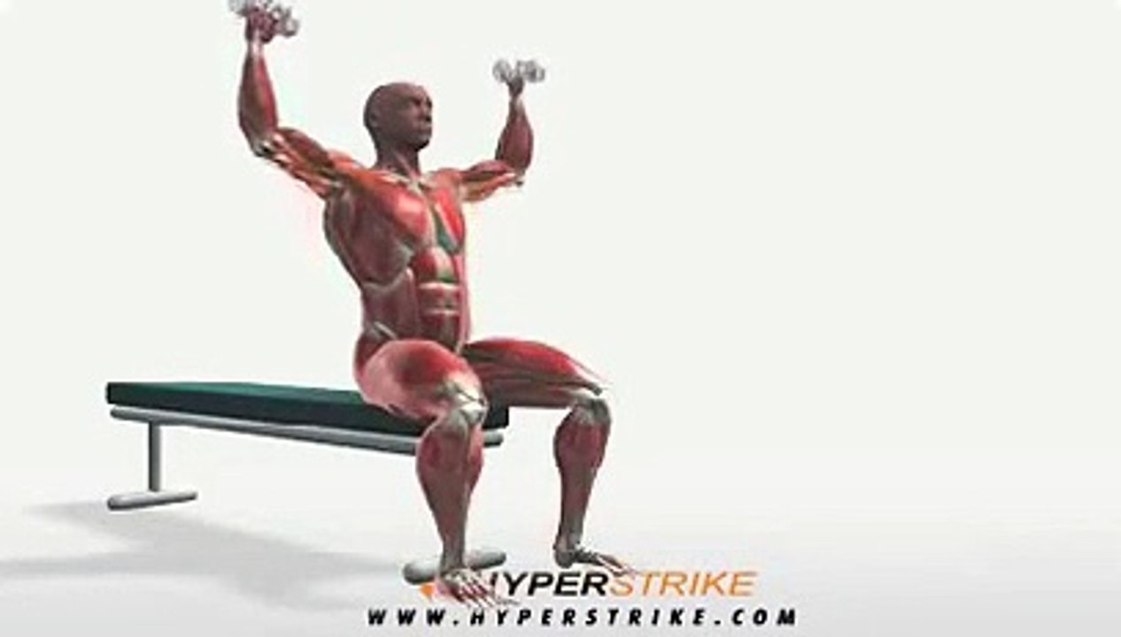 Workout Manager - Dumbbell Press (Shoulders Exercises)
