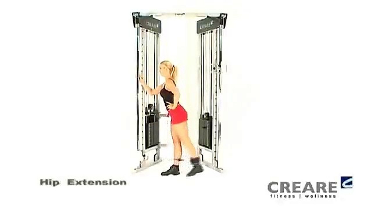 Workout Manager - Cable Back Kicks (Buttocks Exercises)