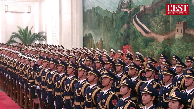 Accueil de Manuel Valls par Li Keqiang 1er Ministre Chinois