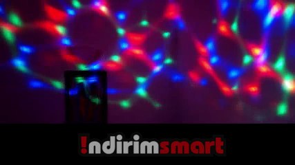 Renkli Led Döner Başlıklı Disko Ampulü Duy Aparatı indirimsmart.com