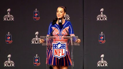 Katy Perry's cheeky press conference