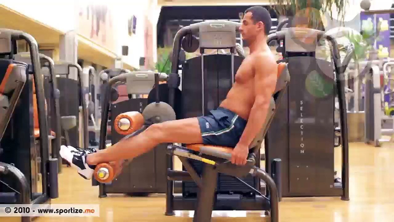 Workout Manager - Seated Leg Curl (Leg Exercises)