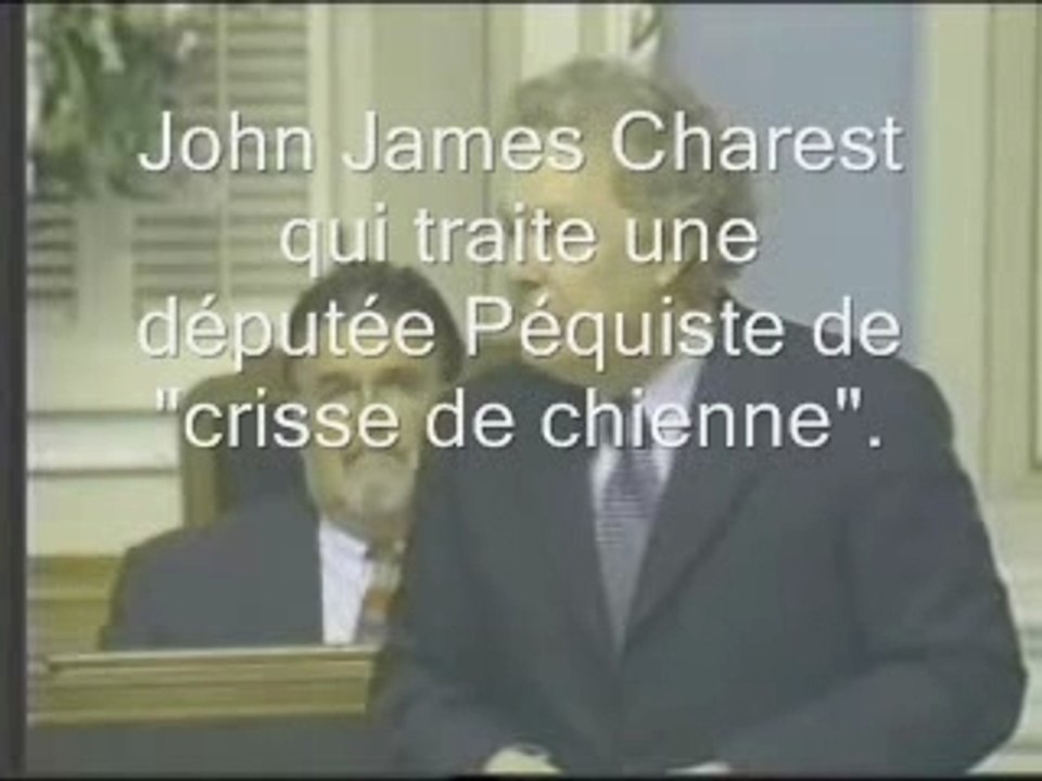 La "chienne" a Charest