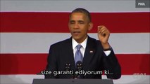 Obama'nın sözünü kesen bir adama cevabı - Türkçe Altyazılı