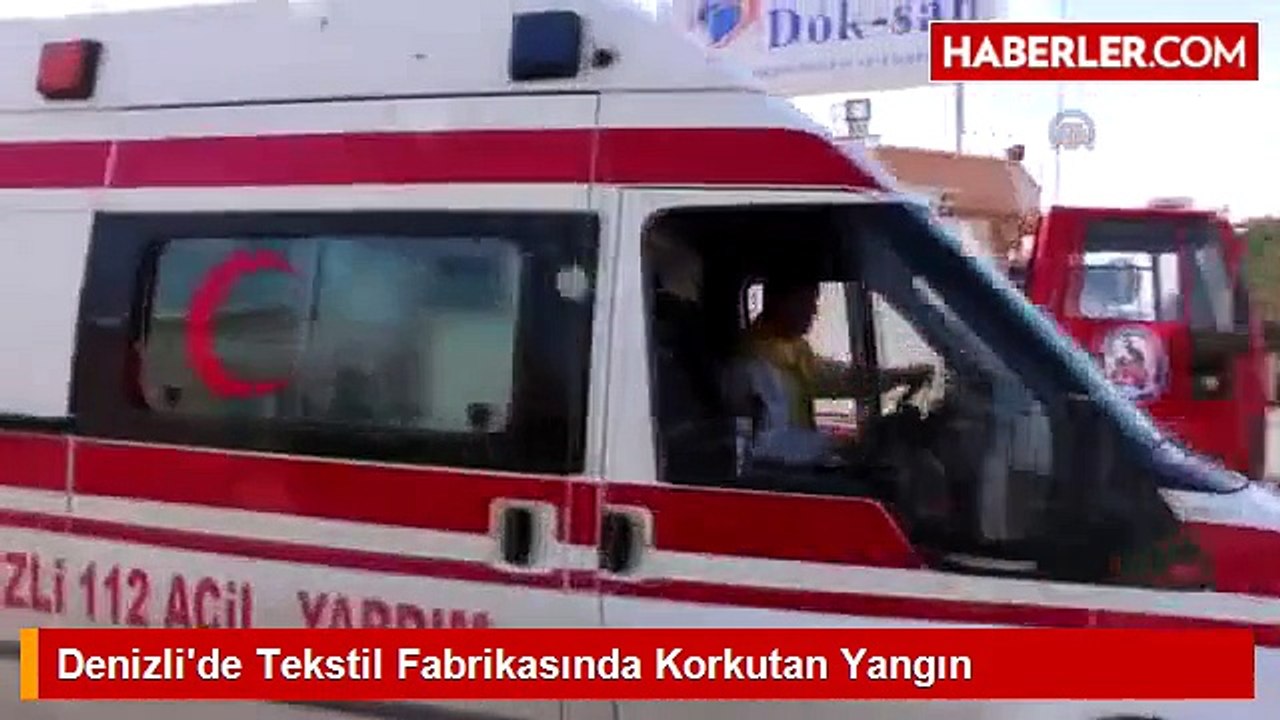 Tekstil Fabrikasında Yangın