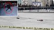Taksim'de Saldırgan Kadının Kaçış Anı Güvenlik Kamerasında