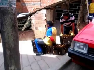 Look, the beer delivery has arrived.