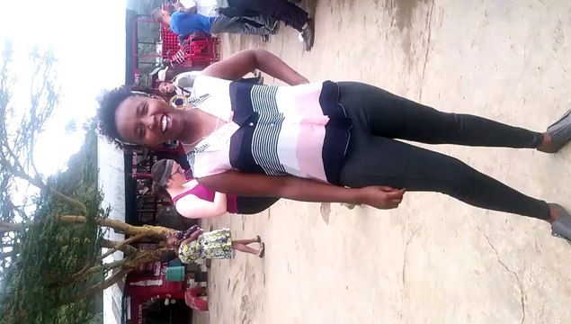 laughing Kenyan chic