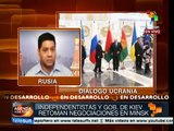 Retoman los diálogos de paz soberanistas y ucranianos