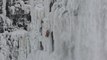Famed Climber Dramatically Descends Icy Niagara Falls