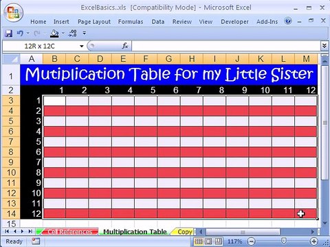 -Excel Basics #9- Mixed Cell References in Formulas