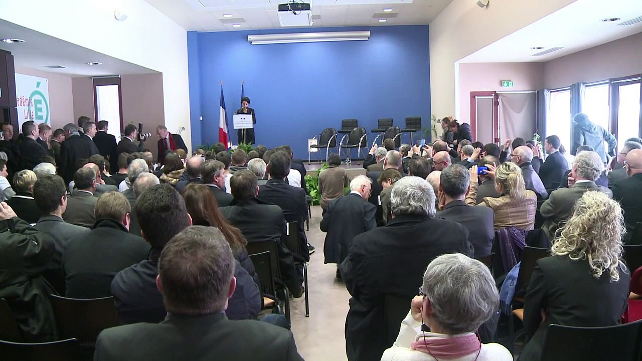 Pas-de-Calais: Najat Vallaud-Belkacem sur le Campus des métiers