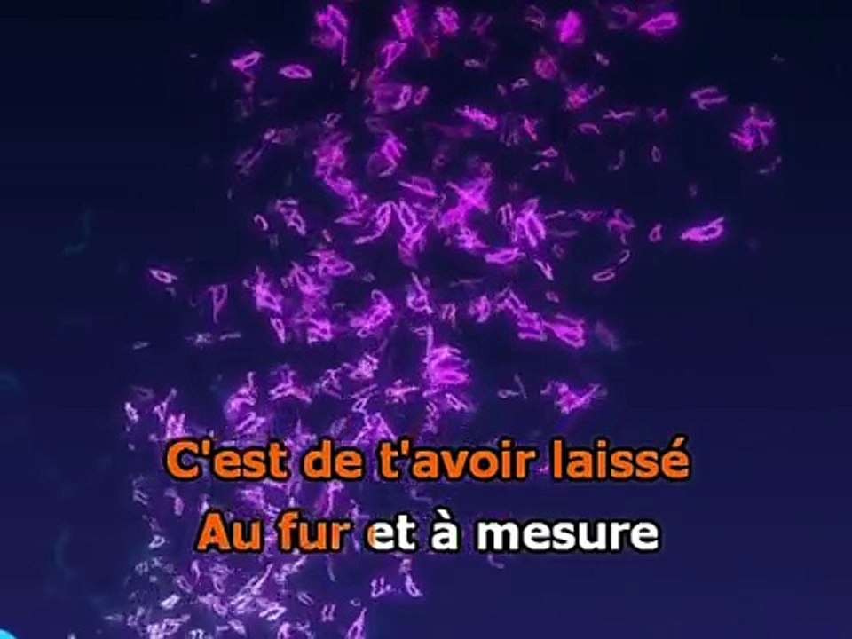 KARAOKE LIANE FOLY - Au fur et à mesure