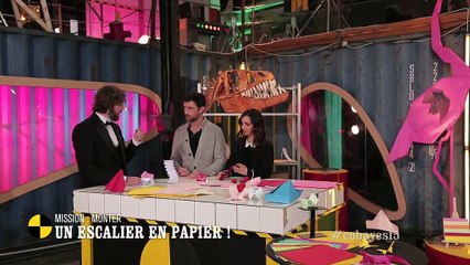 EM126 Mission : monter un escalier en papier !