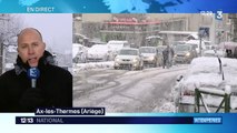 Intempéries : la neige complique la circulation dans les pyrénées et en bourgogne