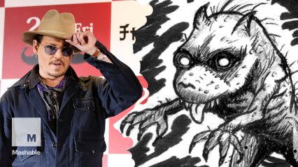 Johnny Depp blames a 'Chupacabra' attack for his absence