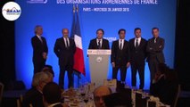 Lancement des commémorations du centenaire du génocide des Arméniens en France - Diner du CCAF en présence du Président François Hollande