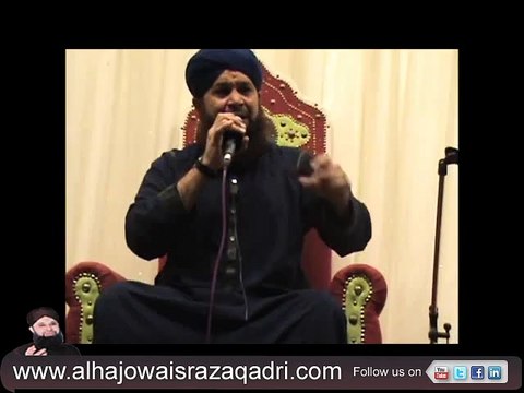 Owais Raza Qadri in Luton Central Masjid Mehilf-e-Naat (Shab-e-Mairaj 2014)