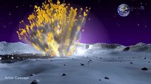 La NASA muestra imágenes del impacto de un asteroide en la Luna