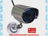 VideoSecu IR Infrared Bullet Security Camera Outdoor Indoor Day Night Vision CCTV Surveillance