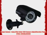 CCTV Camera 700TVL SONY EFFIO-E CCD 3.6mm lens Wide Angle waterproof infrared 36LED Night Vision