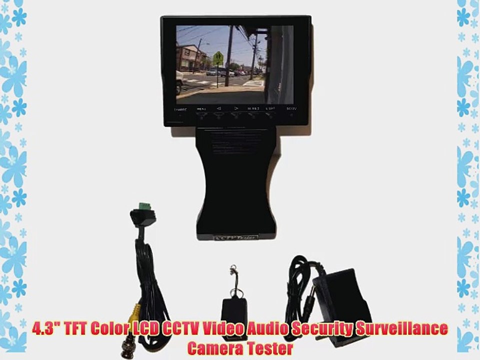 4.3 TFT Color LCD CCTV Video Audio Security Surveillance Camera Tester