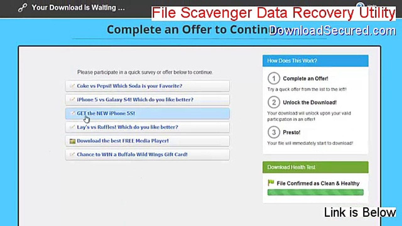 File Scavenger Data Recovery Utility Full [Download Now]