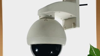 Dome Security Camera 1/3 Sony 420tvl 8mm Lens Constant Speed PTZ Plastic