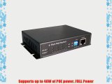 BV TECH 4-plus-one Port 802.3af Network PoE Switch (Up to 65 Watts) (IP Camera Power Solution)(Gray)