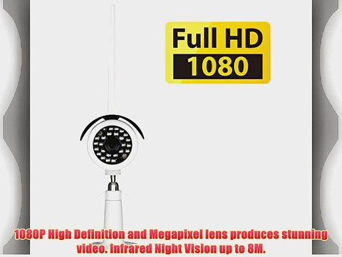 PHYLINK Bullet HD1080 Wireless IP Camera Day/Night OutdoorWeatherproof WiFi PoE IR Night Vision