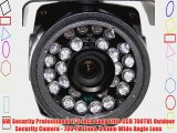 GW Security Professional 1/3-Inch Sony Effio CCD 700TVL Outdoor Security Camera - 700 TV Lines