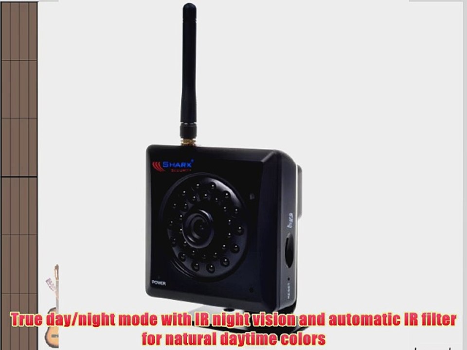 Sharx Security SCNC2900 High Definition 1080P Wifi Wireless b/g/n IP network video monitoring