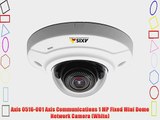 Axis 0516-001 Axis Communications 1 MP Fixed Mini Dome Network Camera (White)