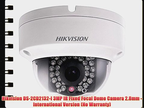 Hikvision DS-2CD2132-I 3MP IR Fixed Focal Dome Camera 2.8mm - International Version (No Warranty)