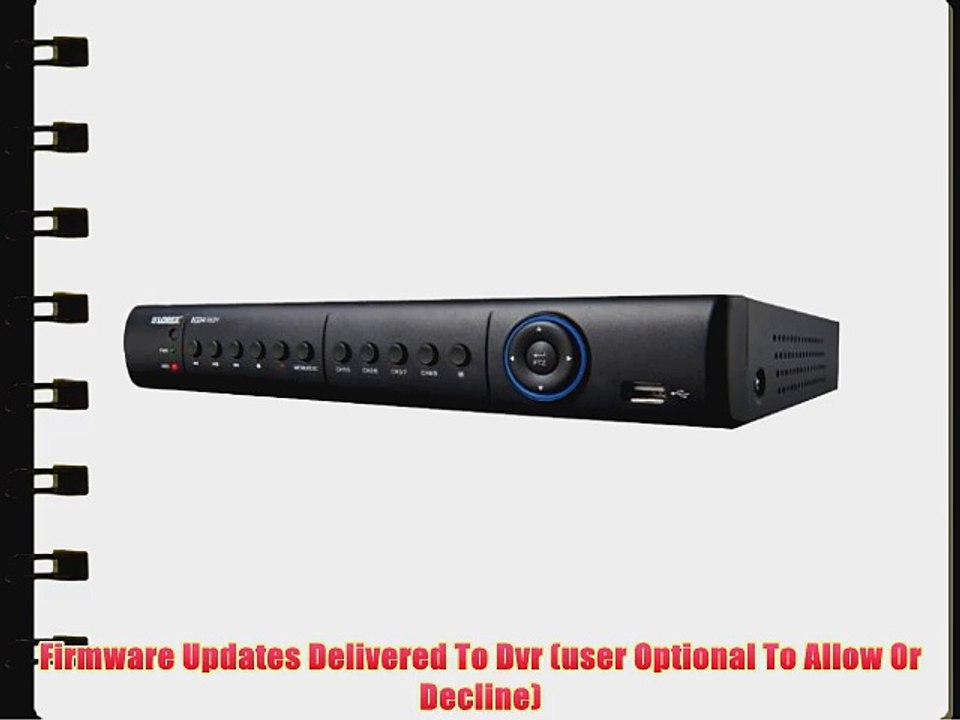 LOREX LH1581001 8-Channel Stratus 960H 1TB HDD Network DVR (Black)