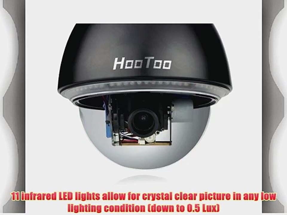 (NEW ARRIVAL!) HooToo? HT-IP006N PTZ PRO Indoor/Outdoor Wireless IP Camera Pan/Tilt/Zoom P/T