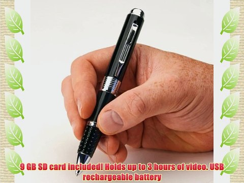 HD Spy Pen Camera w/ Lifetime Warranty. Professional Hidden Video Cam Recorder.