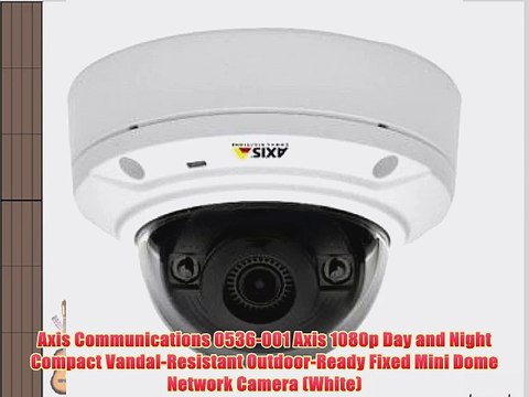 Axis Communications 0536-001 Axis 1080p Day and Night Compact Vandal-Resistant Outdoor-Ready